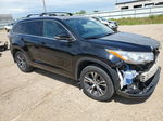 2016 Toyota Highlander Xle Black vin: 5TDJKRFHXGS319008