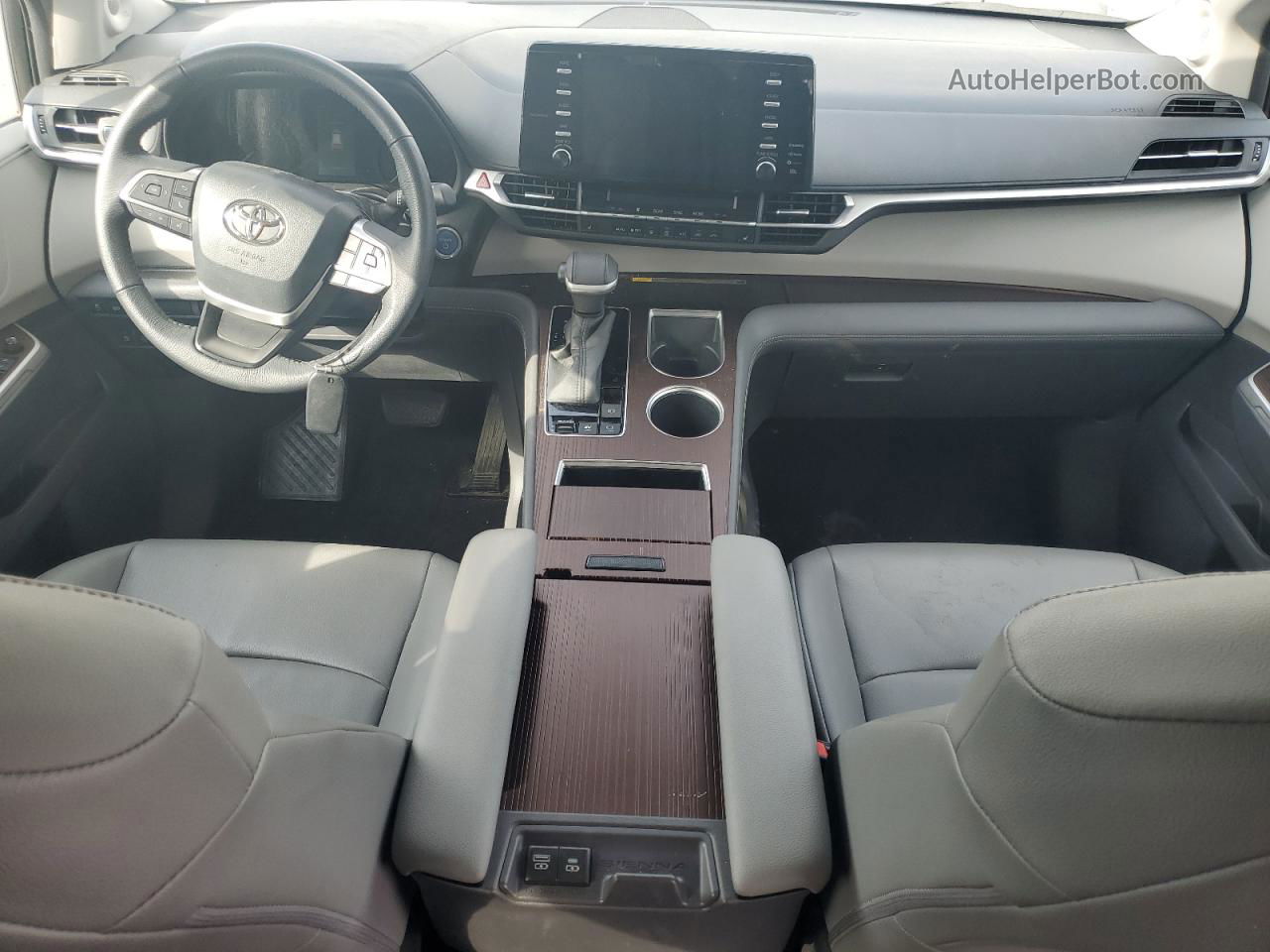 2022 Toyota Sienna Xle Белый vin: 5TDJRKEC2NS084870