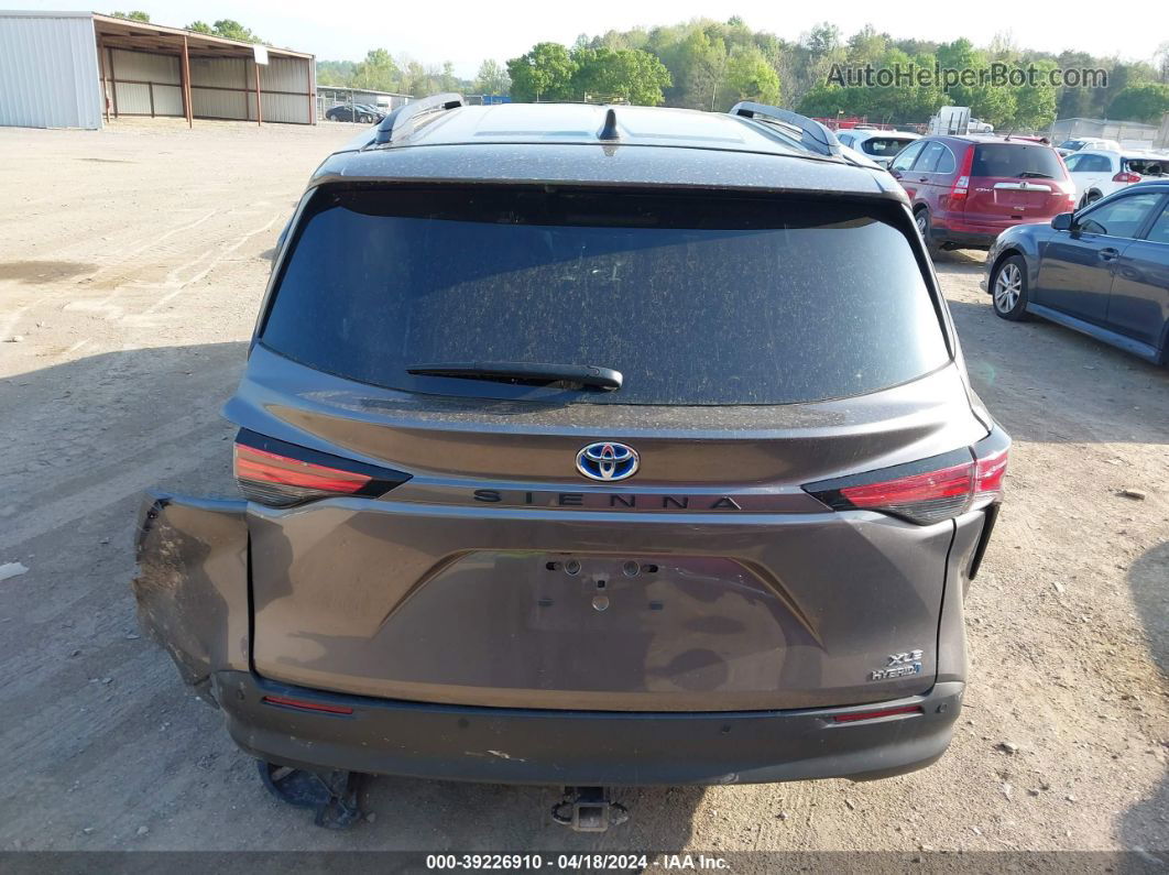 2022 Toyota Sienna Xle Серый vin: 5TDJRKEC4NS134751