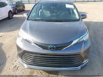 2022 Toyota Sienna Xle Gray vin: 5TDJRKEC4NS134751