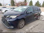 2022 Toyota Sienna Xle Dark Blue vin: 5TDJRKEC5NS105212