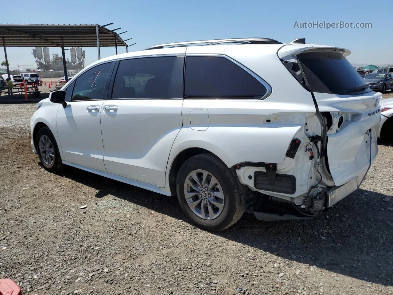 2022 Toyota Sienna Xle Белый vin: 5TDJRKEC7NS086033