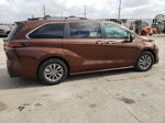 2022 Toyota Sienna Xle Brown vin: 5TDJRKEC7NS090079