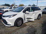 2022 Toyota Sienna Xle White vin: 5TDJRKEC7NS100013