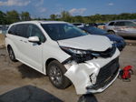 2022 Toyota Sienna Xle White vin: 5TDJSKFC2NS047062