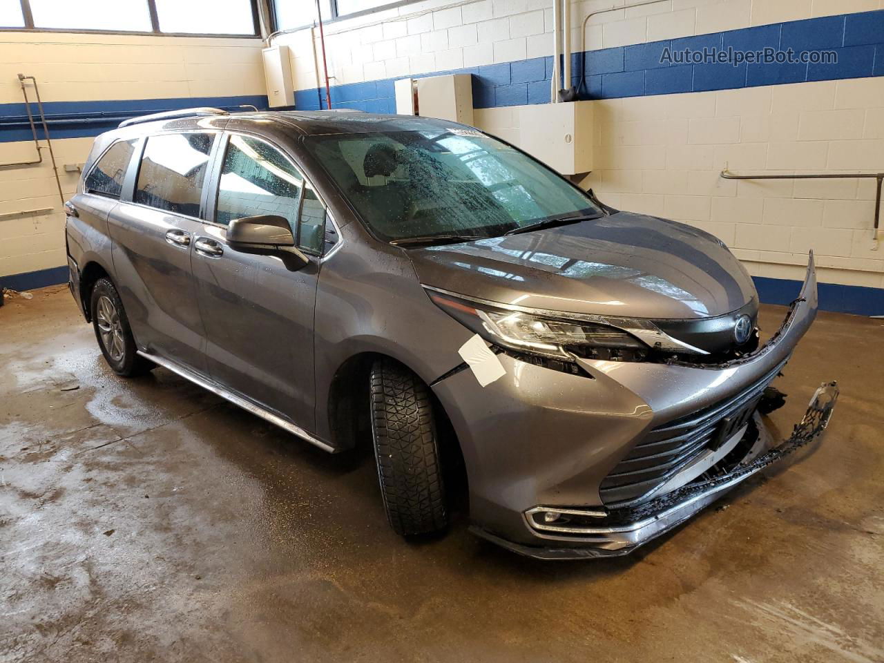 2022 Toyota Sienna Xle Gray vin: 5TDJSKFC3NS072682