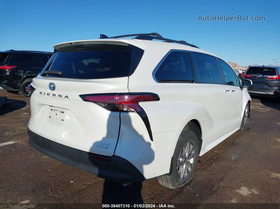 2022 Toyota Sienna Xle Белый vin: 5TDJSKFC5NS043524