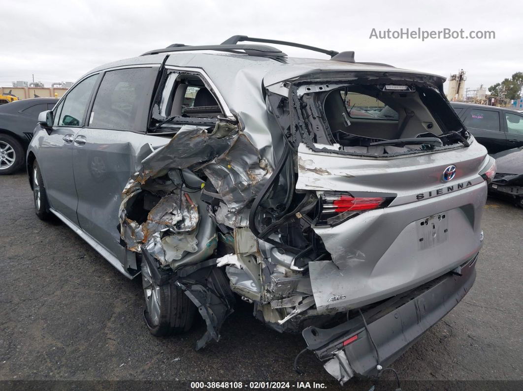 2022 Toyota Sienna Xle Silver vin: 5TDJSKFC9NS063534