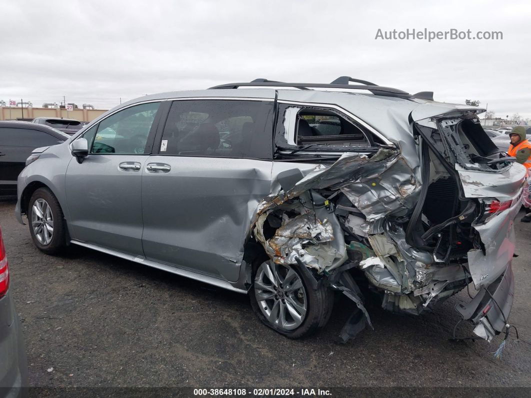 2022 Toyota Sienna Xle Silver vin: 5TDJSKFC9NS063534