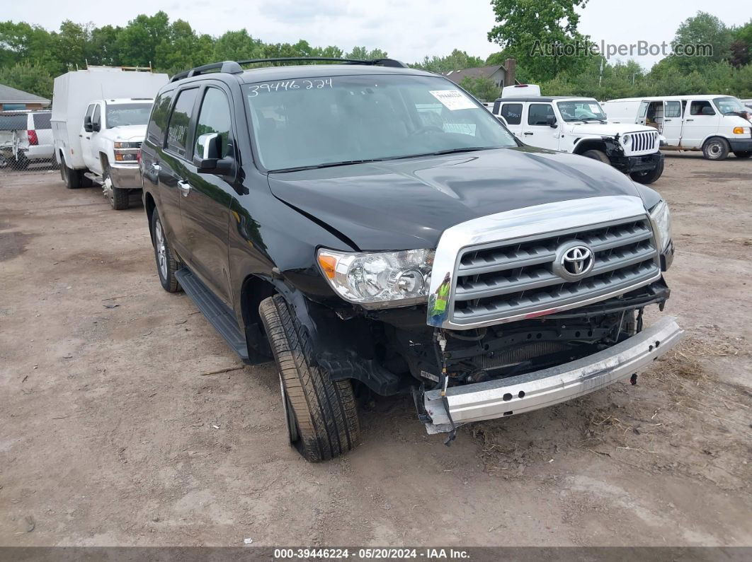 2016 Toyota Sequoia Limited 5.7l V8 Black vin: 5TDJW5G10GS132388