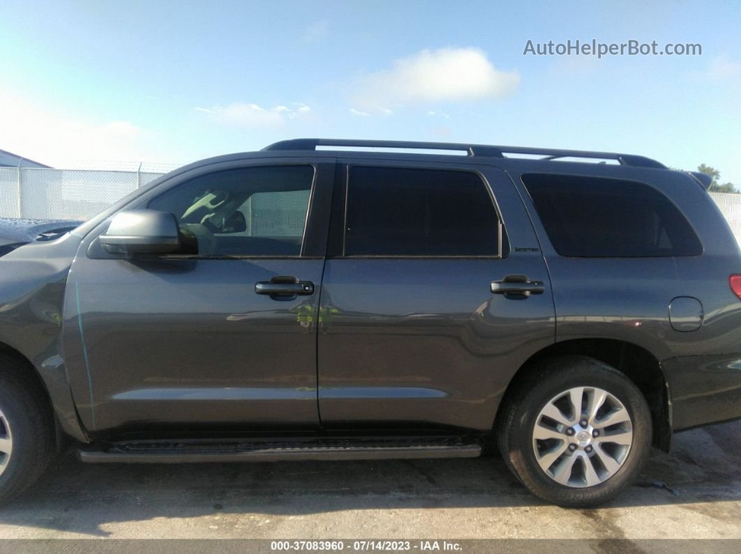2017 Toyota Sequoia Limited Gray vin: 5TDJW5G12HS150456