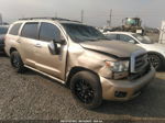 2016 Toyota Sequoia Limited Tan vin: 5TDJW5G14GS130918