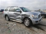 2017 Toyota Sequoia Limited Silver vin: 5TDJW5G14HS150720