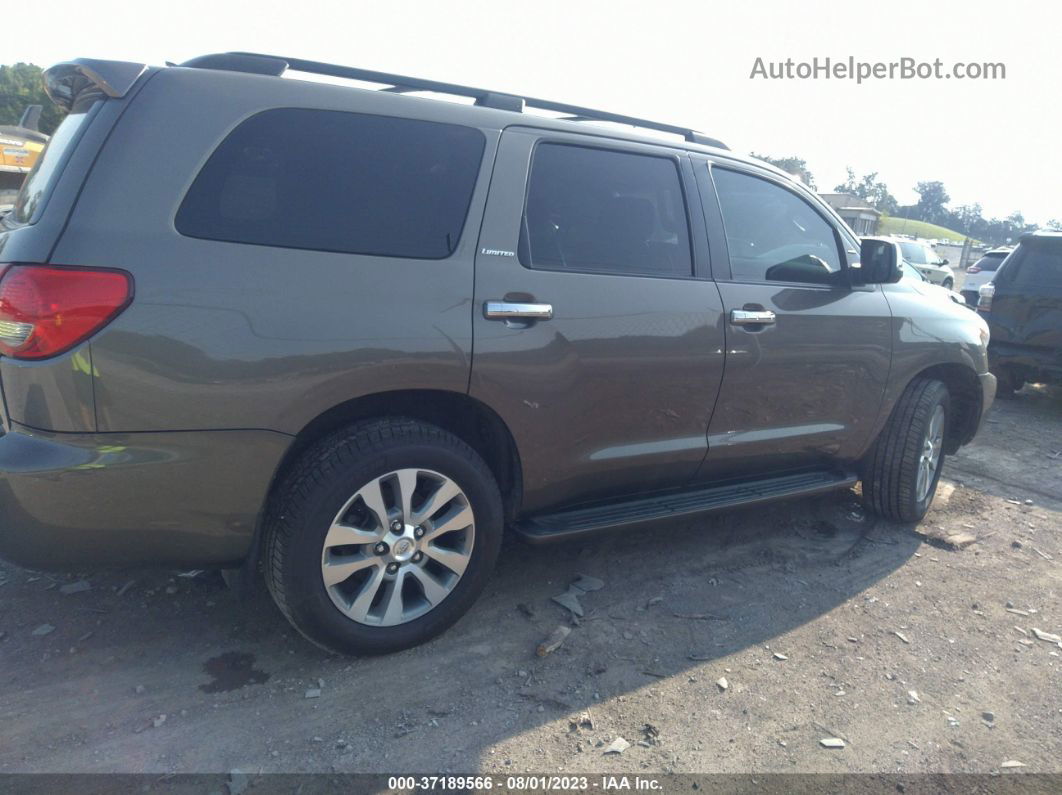 2016 Toyota Sequoia Limited Gray vin: 5TDJW5G15GS137523