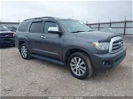 2017 Toyota Sequoia Limited Gray vin: 5TDJW5G18HS148968
