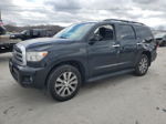 2016 Toyota Sequoia Limited Черный vin: 5TDJW5G1XGS141258