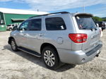 2016 Toyota Sequoia Limited Silver vin: 5TDJY5G10GS136533