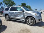 2017 Toyota Sequoia Limited Gray vin: 5TDJY5G12HS152332
