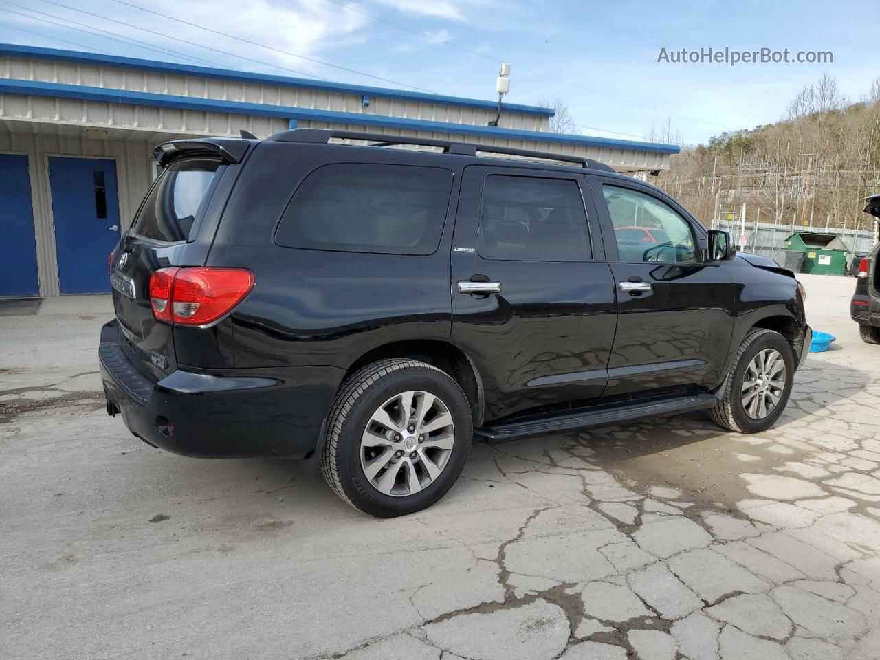 2017 Toyota Sequoia Limited Black vin: 5TDJY5G12HS155411