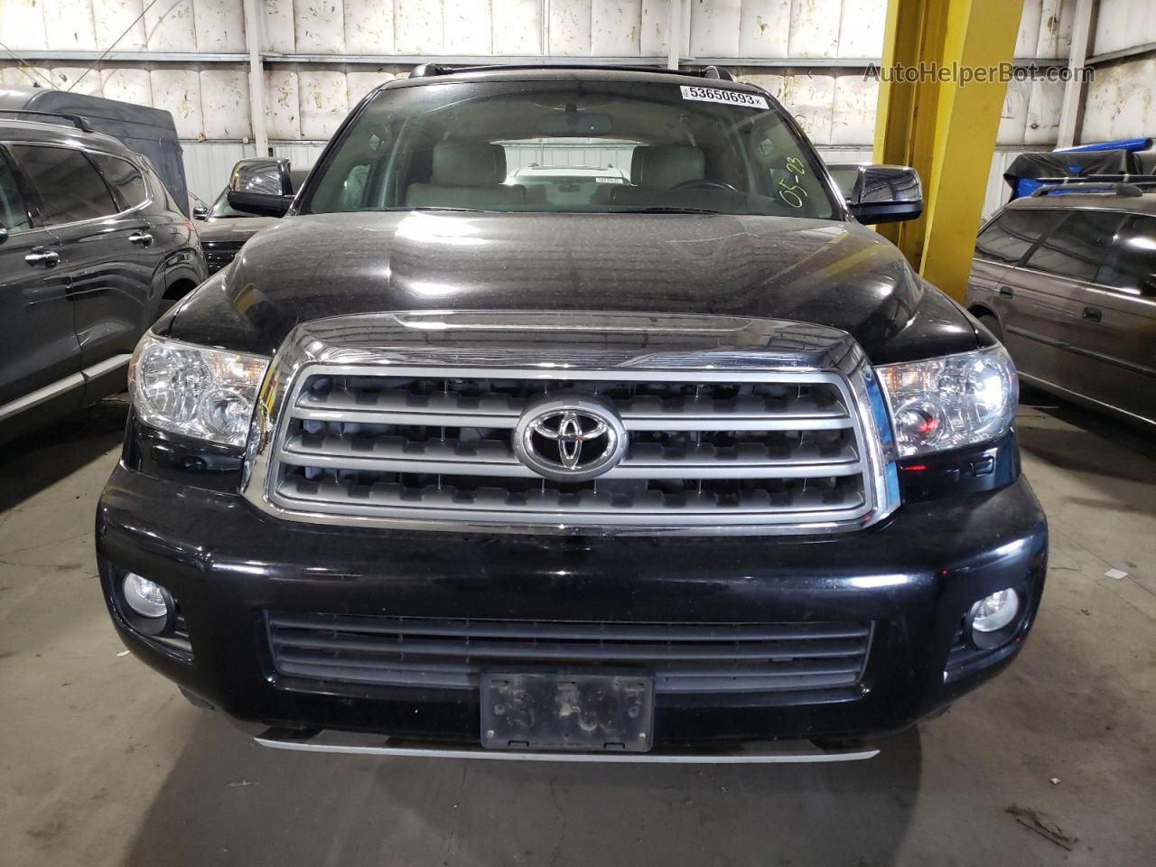 2016 Toyota Sequoia Limited Black vin: 5TDJY5G16GS128520