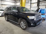 2016 Toyota Sequoia Limited Black vin: 5TDJY5G16GS128520