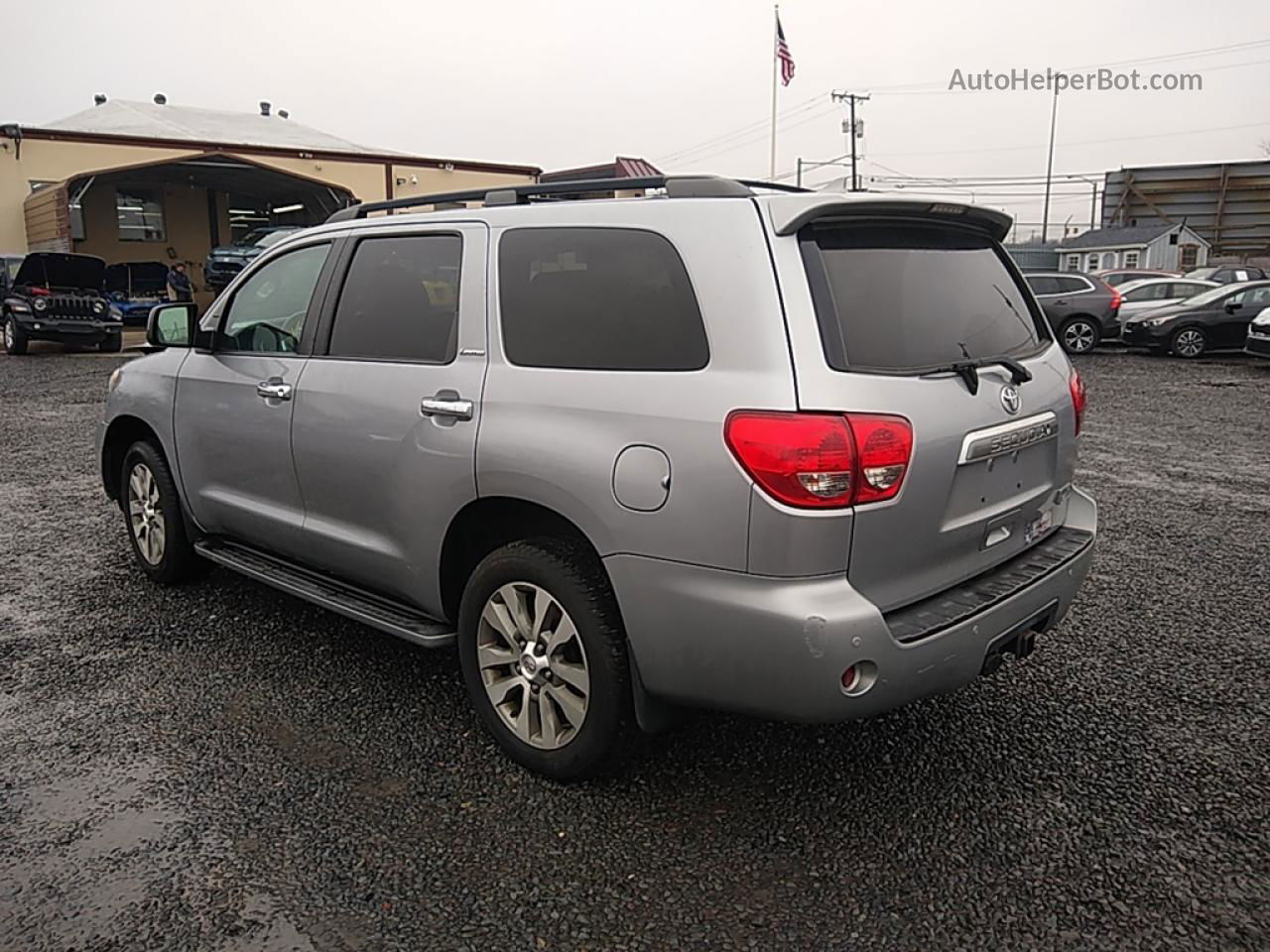 2017 Toyota Sequoia Limited Gray vin: 5TDJY5G16HS148736