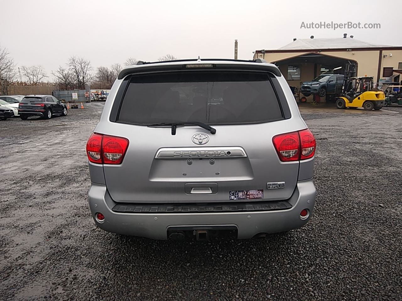 2017 Toyota Sequoia Limited Gray vin: 5TDJY5G16HS148736