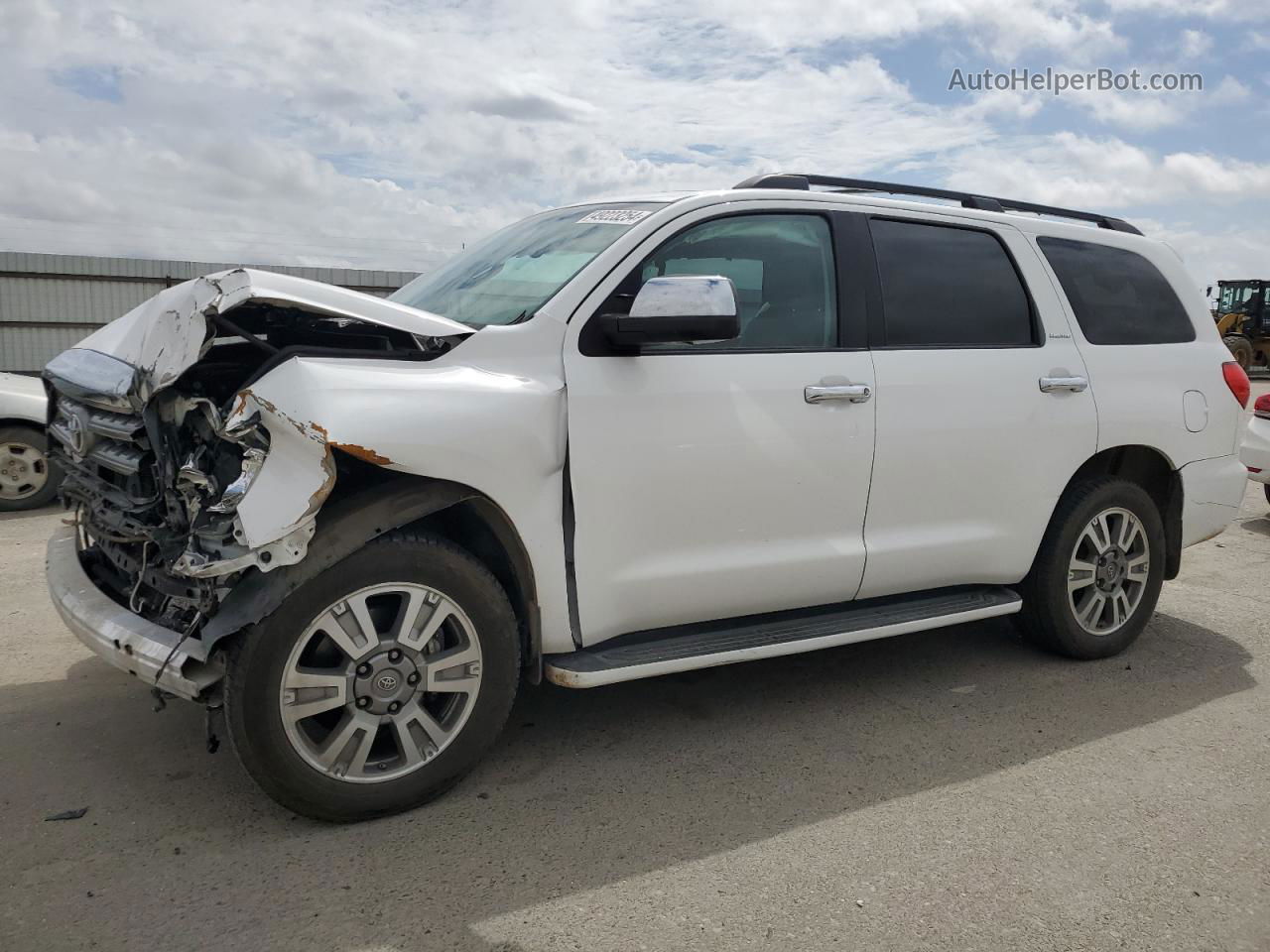 2016 Toyota Sequoia Limited White vin: 5TDJY5G1XGS143781