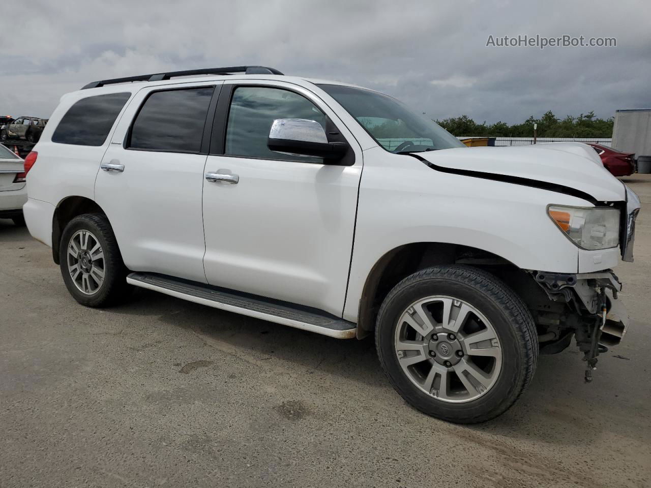 2016 Toyota Sequoia Limited White vin: 5TDJY5G1XGS143781