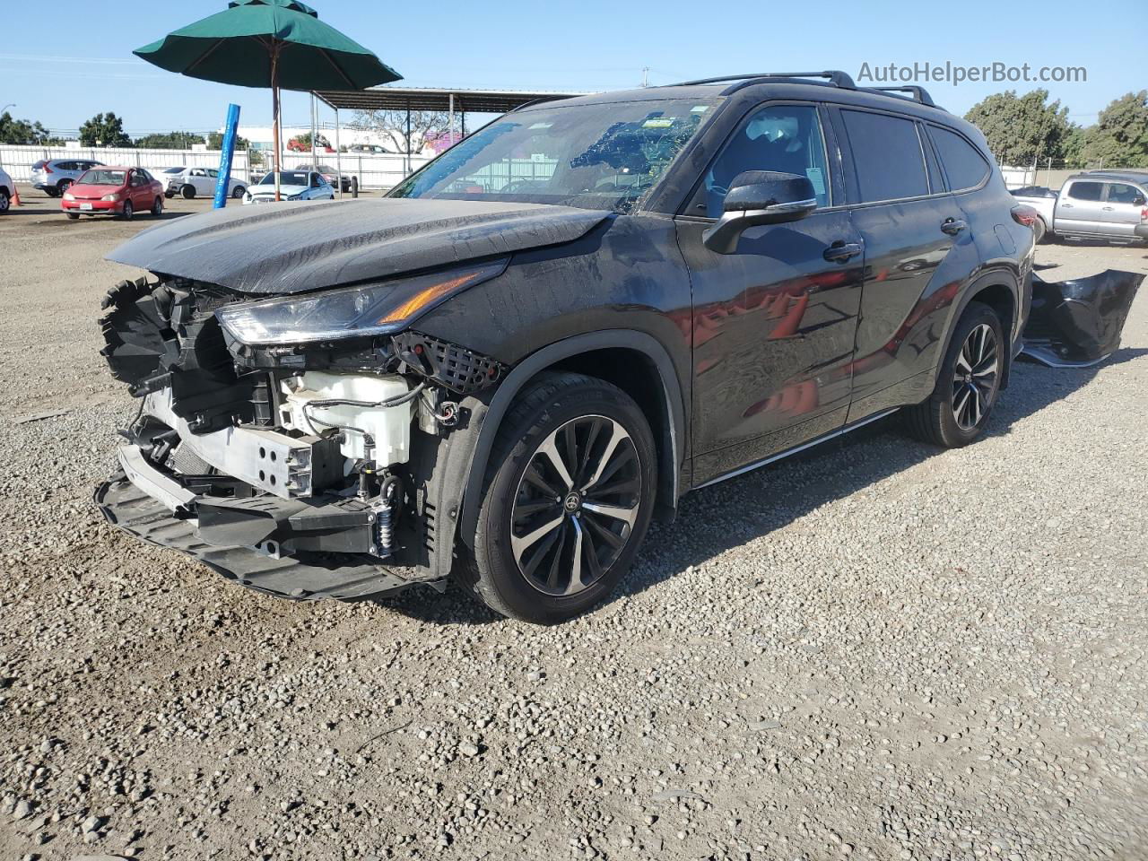 2021 Toyota Highlander Xse Black vin: 5TDJZRAH3MS069920