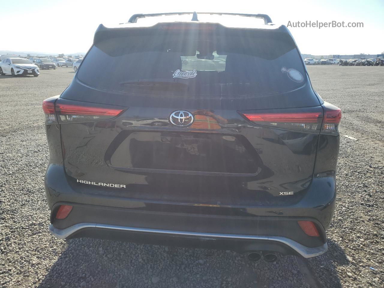 2021 Toyota Highlander Xse Black vin: 5TDJZRAH3MS069920