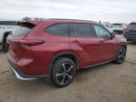 2021 Toyota Highlander Xse Red vin: 5TDJZRBH3MS126566