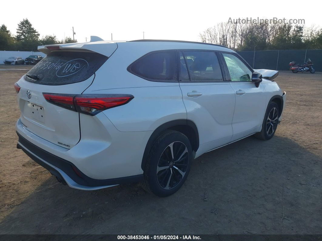 2021 Toyota Highlander Xse White vin: 5TDJZRBH5MS119540