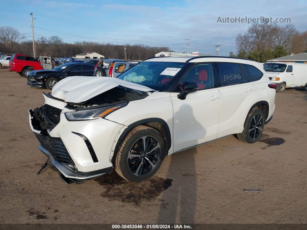 2021 Toyota Highlander Xse White vin: 5TDJZRBH5MS119540