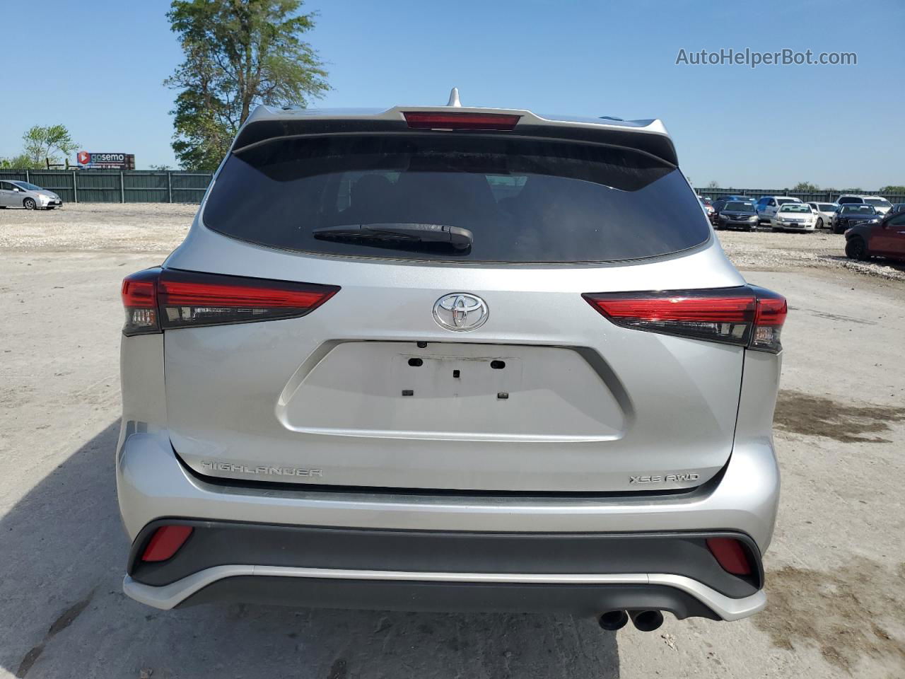 2021 Toyota Highlander Xse Silver vin: 5TDJZRBH6MS108112