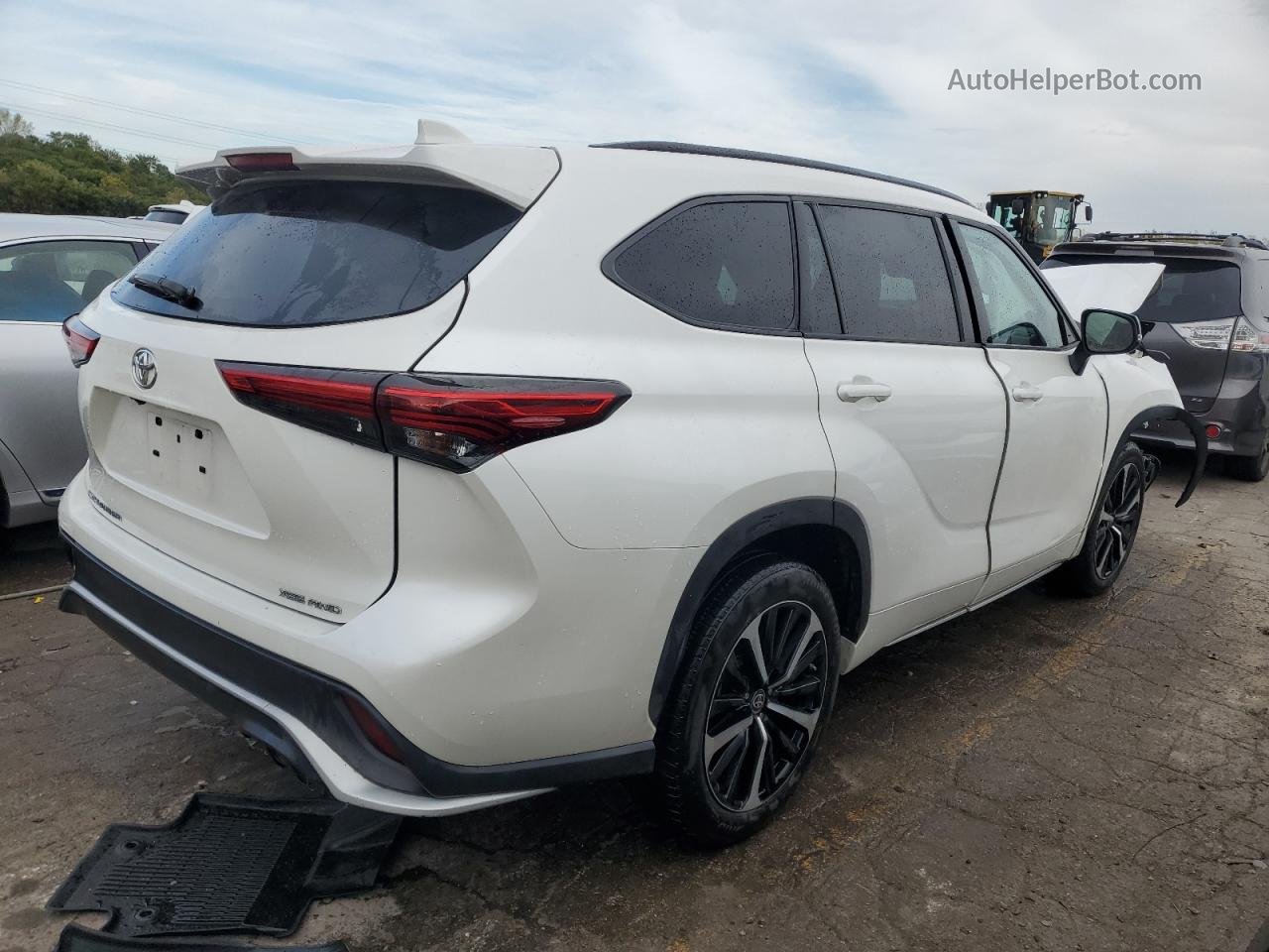 2021 Toyota Highlander Xse White vin: 5TDJZRBHXMS128072