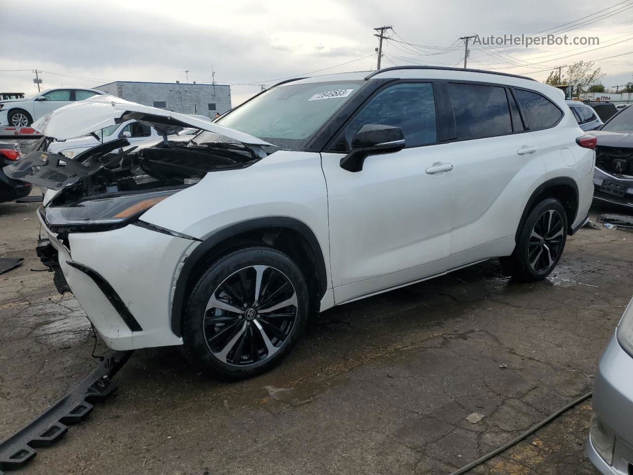 2021 Toyota Highlander Xse Белый vin: 5TDJZRBHXMS128072