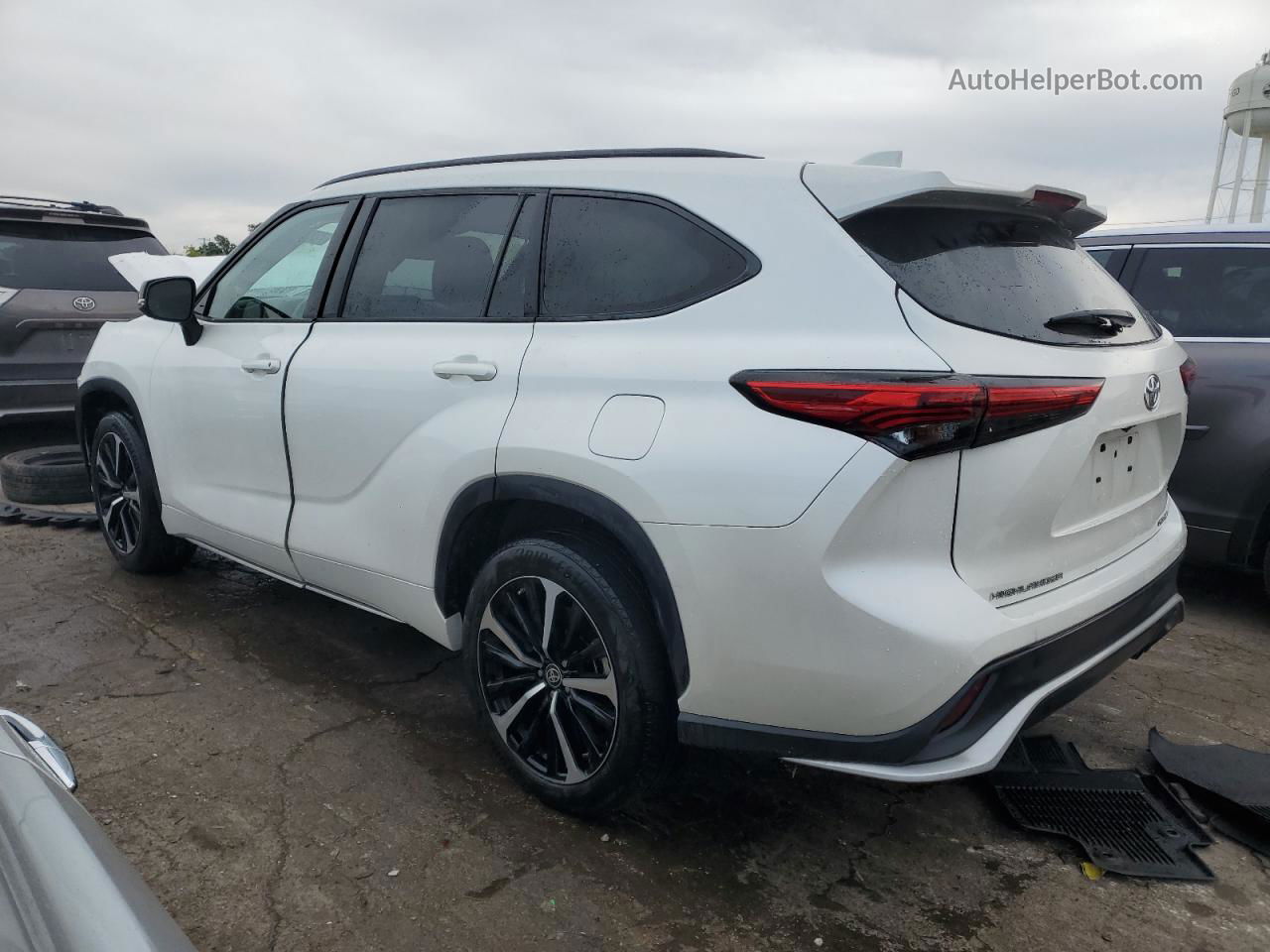 2021 Toyota Highlander Xse Белый vin: 5TDJZRBHXMS128072