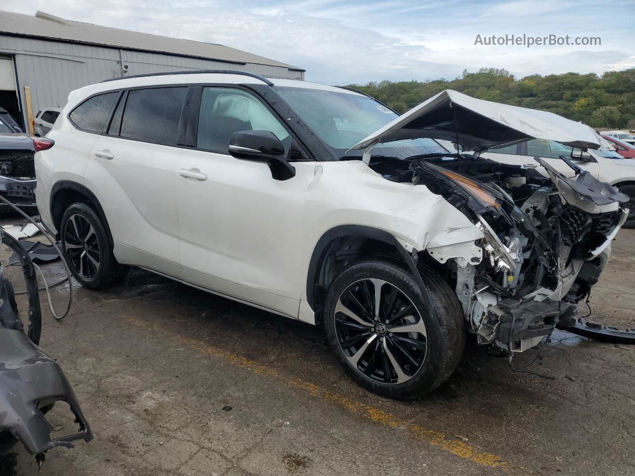 2021 Toyota Highlander Xse White vin: 5TDJZRBHXMS128072