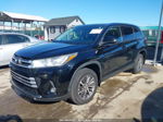 2019 Toyota Highlander Xle Black vin: 5TDJZRFH0KS582788