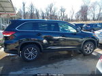 2019 Toyota Highlander Xle Black vin: 5TDJZRFH0KS582788