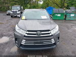 2019 Toyota Highlander Xle Gray vin: 5TDJZRFH0KS604904