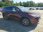 2019 Toyota Highlander Se Maroon vin: 5TDJZRFH0KS977876