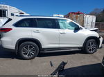 2019 Toyota Highlander Xle Белый vin: 5TDJZRFH2KS588124