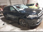 2019 Toyota Highlander Xle Black vin: 5TDJZRFH2KS619842