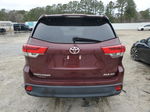 2019 Toyota Highlander Se Темно-бордовый vin: 5TDJZRFH2KS927626