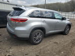 2019 Toyota Highlander Se Silver vin: 5TDJZRFH3KS617792