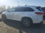 2019 Toyota Highlander Se White vin: 5TDJZRFH3KS949814