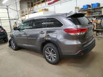 2019 Toyota Highlander Se Gray vin: 5TDJZRFH4KS575570