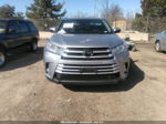 2019 Toyota Highlander Xle Gray vin: 5TDJZRFH4KS588545